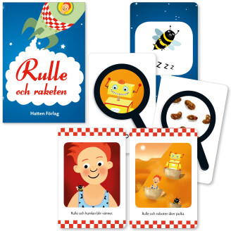 Rulle och raketen, kortspel image