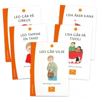 Läsa lätt Versaler 2, 5 olika böcker image