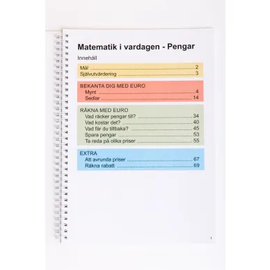 Matematik i vardagen pengar innehall image