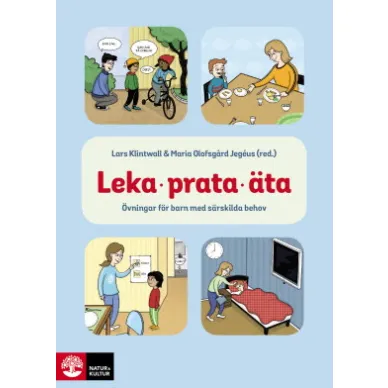 Leka  prata  ata omslag fram image