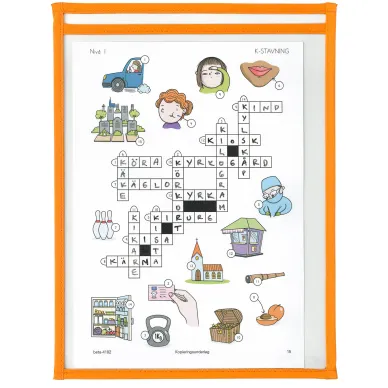 4182 Latt att losa Korsord med ljudstridig stavning cleapocket image