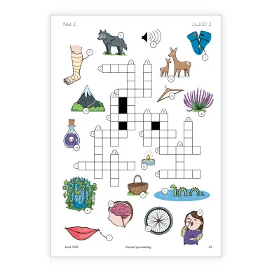 4182 Latt att losa Korsord med ljudstridig stavning s. 23 min image