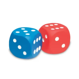 Mjuka tärningar med prickar / 2-pack image