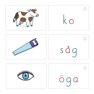 Skrivkort med ljudenlig stavning 1 image