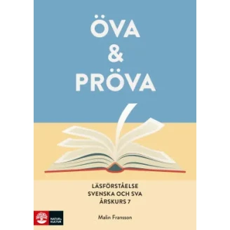 Öva & pröva 7. Läsförståelse i svenska och sva image