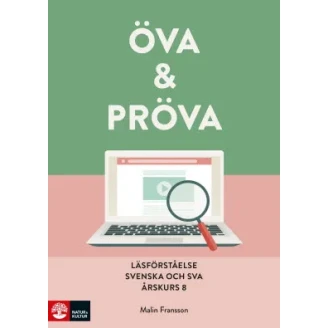 Öva & pröva 8. Läsförståelse i svenska och sva image