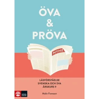 Öva & pröva 9. Läsförståelse i svenska och sva image
