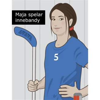 Maja spelar innebandy image