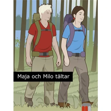 Maja och Milo taltar text image