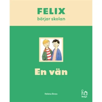 Felix börjar skolan läsebok – En vän, Widgit image