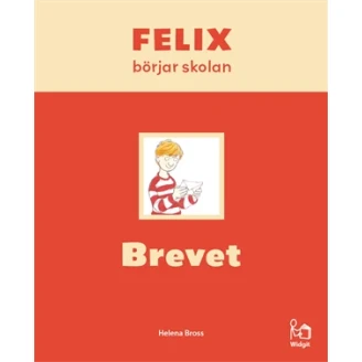 Felix börjar skolan läsebok – Brevet, Widgit image
